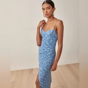 Kourtney Dress Blue Floral